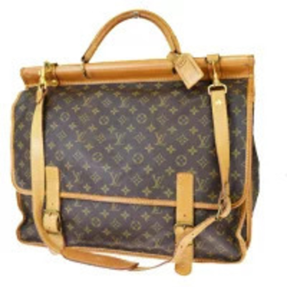 Louis Vuitton Sac Clber Hunting Bag Hand Shoulder Monogram Leather